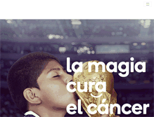 Tablet Screenshot of lamagiacuraelcancer.com